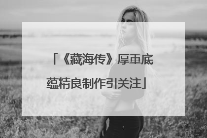 《藏海传》厚重底蕴精良制作引关注