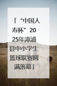 “中国人寿杯”2025年漳浦县中小学生篮球联赛圆满落幕