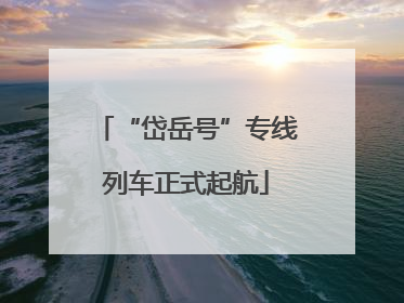 “岱岳号”专线列车正式起航