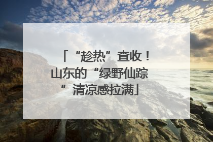 “趁热”查收！山东的“绿野仙踪”清凉感拉满