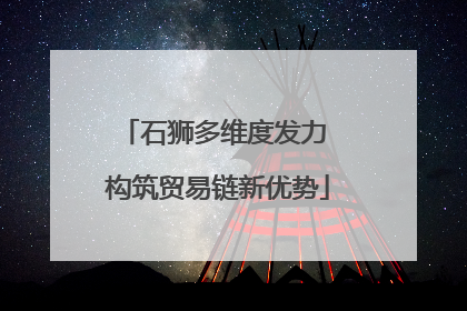 石狮多维度发力 构筑贸易链新优势