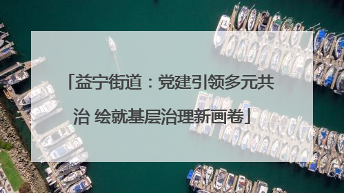 益宁街道：党建引领多元共治 绘就基层治理新画卷