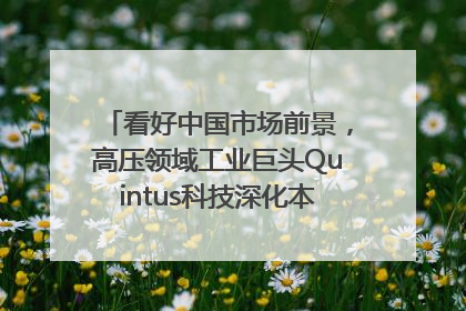 看好中国市场前景，高压领域工业巨头Quintus科技深化本土策略，构建全方位服务亚太区总部
