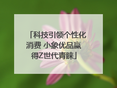 科技引领个性化消费 小象优品赢得Z世代青睐