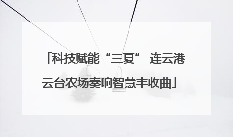 科技赋能“三夏” 连云港云台农场奏响智慧丰收曲
