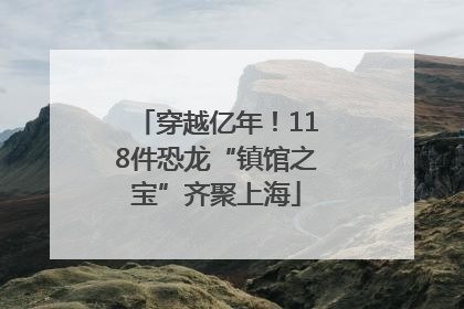 穿越亿年！118件恐龙“镇馆之宝”齐聚上海