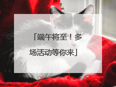 端午将至!多场活动等你来