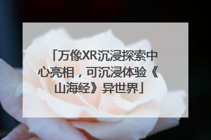 万像XR沉浸探索中心亮相，可沉浸体验《山海经》异世界