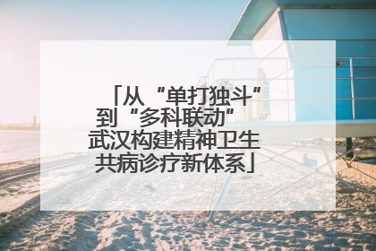 从“单打独斗”到“多科联动” 武汉构建精神卫生共病诊疗新体系