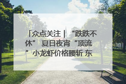 众点关注｜“跌跌不休” 夏日夜宵“顶流”小龙虾价格腰斩 东营人的快乐来了