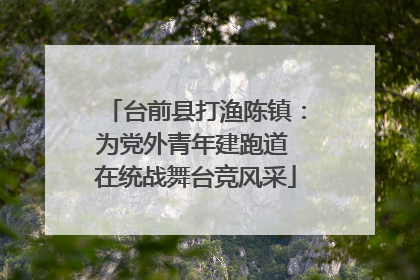 台前县打渔陈镇：为党外青年建跑道 在统战舞台竞风采