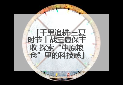 千里追耕·三夏时节丨战三夏保丰收 探索“中原粮仓”里的科技感