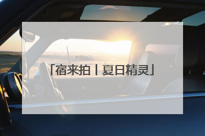 宿来拍丨夏日精灵