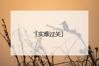 实难过关