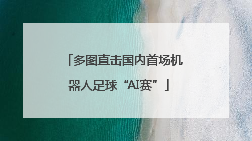 多图直击国内首场机器人足球“AI赛”