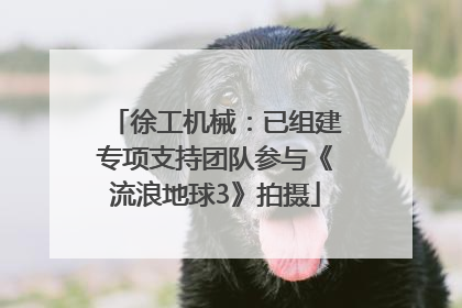 徐工机械：已组建专项支持团队参与《流浪地球3》拍摄