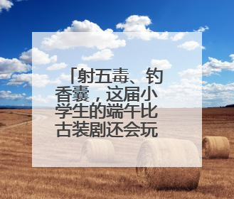 射五毒、钓香囊，这届小学生的端午比古装剧还会玩！长沙非遗进校园传承实践活动举行
