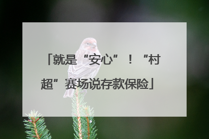 就是“安心”！“村超”赛场说存款保险