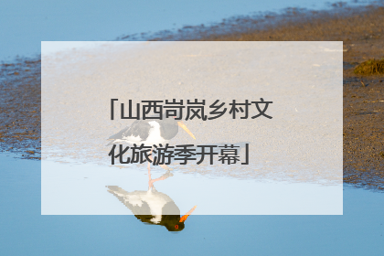 山西岢岚乡村文化旅游季开幕