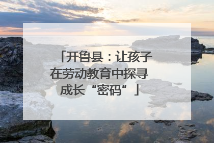 开鲁县：让孩子在劳动教育中探寻成长“密码”