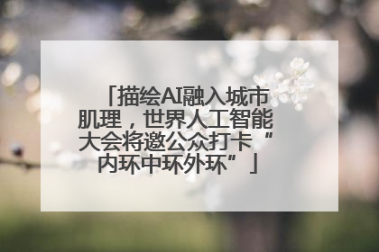 描绘AI融入城市肌理，世界人工智能大会将邀公众打卡“内环中环外环”