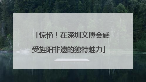 惊艳！在深圳文博会感受旌阳非遗的独特魅力