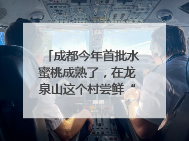 成都今年首批水蜜桃成熟了，在龙泉山这个村尝鲜“第一口”｜寻找和美乡村推荐官