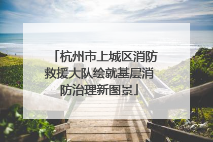 杭州市上城区消防救援大队绘就基层消防治理新图景