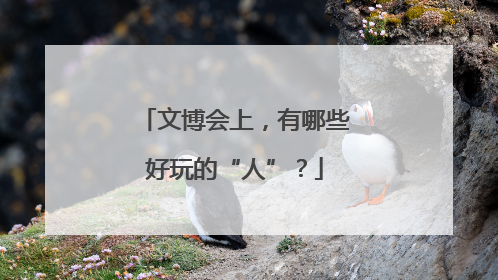 文博会上，有哪些好玩的“人”？