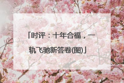 时评：十年合福，一轨飞驰新答卷(图)