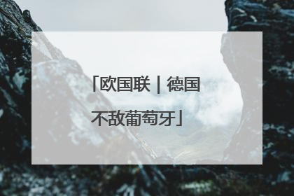 欧国联｜德国不敌葡萄牙