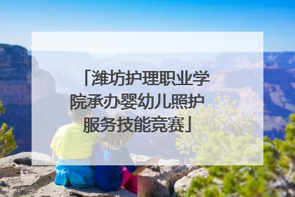潍坊护理职业学院承办婴幼儿照护服务技能竞赛