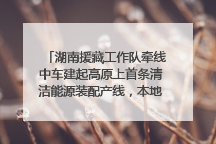 湖南援藏工作队牵线中车建起高原上首条清洁能源装配产线，本地大学生成车间检验员
