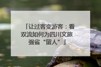 让过客变游客：看双流如何为四川文旅强省“留人”