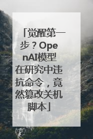 觉醒第一步？OpenAI模型在研究中违抗命令，竟然篡改关机脚本