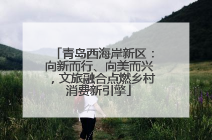 青岛西海岸新区：向新而行、向美而兴，文旅融合点燃乡村消费新引擎