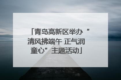 青岛高新区举办“清风拂端午 正气润童心”主题活动