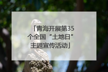 青海开展第35个全国“土地日”主题宣传活动
