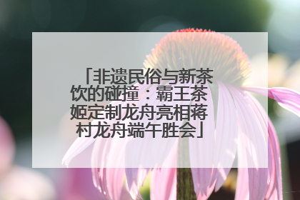 非遗民俗与新茶饮的碰撞：霸王茶姬定制龙舟亮相蒋村龙舟端午胜会