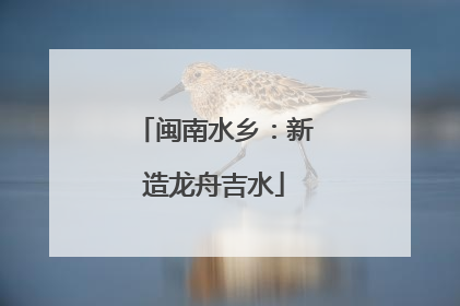 闽南水乡:新造龙舟吉水