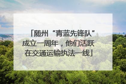 随州“青蓝先锋队”成立一周年，他们活跃在交通运输执法一线