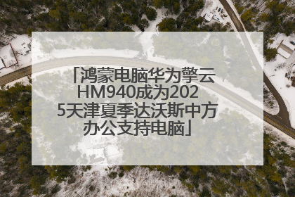 鸿蒙电脑华为擎云 HM940成为2025天津夏季达沃斯中方办公支持电脑