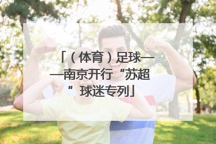 （体育）足球——南京开行“苏超”球迷专列