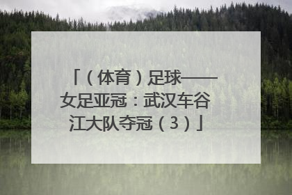 （体育）足球——女足亚冠：武汉车谷江大队夺冠（3）