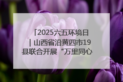 2025六五环境日｜山西省沿黄四市19县联合开展“万里同心，共护黄河”环保志愿者助力一泓清水入黄河公益活动
