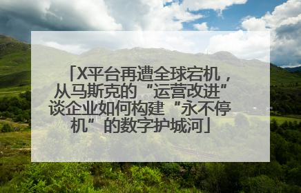 X平台再遭全球宕机，从马斯克的“运营改进”谈企业如何构建“永不停机”的数字护城河